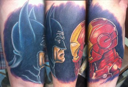 Tattoos - Batman vs. Ironman - 111571